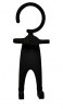 Stand for Mobile phones - Man Shape - Black (OEM)