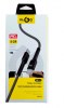 KLGO S-29 USB 2 Cable USB-C male - USB-C male Μαύρο 1m