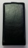 LG Joy (H220) - Leather Flip Case With Back Cover Silicone Black (OEM)