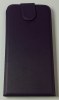 Samsung Galaxy S6 Edge Plus G928F - Leather Flip Case With Silicone Back Cover Purple (OEM)