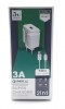 5G EPOCH Φορτιστής 1 Θυρα - MICRO USB , γρηγορης φορτισης 18watt, Λευκός (LDO-B17)
