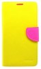 Book Mercury Goospery Case for Samsung Galaxy Note 3 (N9005) (Yellow) (Pink)