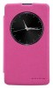 LG L Bello D331 / D335 - Δερμάτινη Θήκη Quick Circle Με Πίσω Καπάκι Μπαταρίας Φούξια (Nillkin)