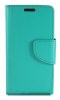 Microsoft Lumia 435 - Δερμάτινη Stand Θήκη Πορτοφόλι Γαλάζιο (OEM)
