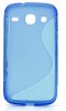 Blue TPU Gel Case with S-Line for Samsung Galaxy Core i8260 / Core Duos i8262 (I8260GCSLB) (OEM)