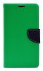 Book Mercury Goospery Case for Samsung Galaxy Note 3 (N9005) - New Green / Dark Blue