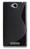 Sony Xperia C C2305 TPU Gel S-Line Case - Black (OEM)