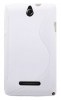 Sony Xperia E / Dual Silicone TPU S-Line Case (White)