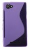 Sony Xperia M C1905 Purple Gel TPU S-Line Case (OEM)