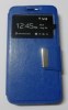 Huawei Ascend G620s Leather Case with Window & Silicone Back Cover (Blue) (OEM)