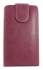 LG G3 S D722 (G3 MINI) - Δερμάτινη Θήκη Flip Φούξια (OEM)