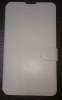 Sony Xperia E4 Leather Wallet Case with Stand (White) (OEM)