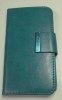 Θήκη Universal Flip Book Small για Κινητά Τηλέφωνα Από 3.5'' εως 4'' GEL Τυρκούαζ (OEM)