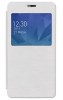MLS IQTALK Onyx - Δερμάτινη Θήκη με Παραθυράκι άσπρη