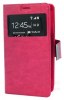 Xiaomi Redmi Note 4 (Fuchsia) Leather Wallet Case with Window & Silicone Back Cover (OEM)
