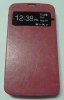 Samsung Galaxy S4 Active i9295 - Leather Book Case With Plastic Back Cover Magenta (OEM)