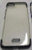 OEM Soft Silicone TPU Back Cover for Xiaomi Redmi 6A (Clear with Black Frame)