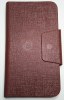 Θήκη Universal Flip Book Small για Κινητά Τηλέφωνα Από 4'' εως 4.8 '' Περιστρεφόμενη GEL Καφέ (OEM)