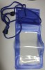 Αδιάβροχη θήκη για κινητά / mp3 έως 5.7 intses - Μπλε Transparent Waterproof Case for various mobile phones (OEM)