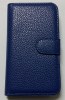 Sony Xperia Z - Δερμάτινη Stand Θήκη Πορτοφόλι Μπλέ (ΟΕΜ)