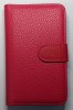 LG Optimus L5 2 E460 Leather Wallet Stand Case (Magenta) L5ii (OEM)