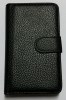 LG Optimus L5 2 E460 Leather Wallet Stand Case L5ii (Black) (OEM)