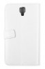 Samsung Galaxy Note 3 Neo N7505 Leather Wallet Stand Case (White) (OEM)