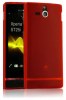 Sony Xperia U ST25i Gel TPU Θήκη Ημιδιάφανη - Κόκκινη SXUST25IGTPUCTR OEM