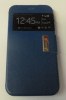 ZTE Blade S6 Plus - Δερμάτινη Stand Θήκη Με Παραθυράκι Και Πίσω Κάλυμμα Σιλικόνης Μπλέ (OEM)