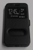 Leather Case With Windows And Silicone Back Cover for Huawei Y3ii Black (OEM)