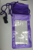 Αδιάβροχη θήκη για κινητά / mp3 έως 5.7 intses - Μωβ Transparent Waterproof Case for various mobile phones (OEM)