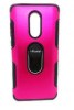 Hybrid TPU i-Crystal back case with stand for Xiaomi NOTE 4 Fuschia/Black (OEM)