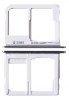 Samsung Galaxy (2016) SIM & MicroSD Card Tray in Black (SM-A310F/A510F/A710F) (A3/A5/A7) (BULK)