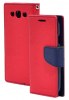 Samsung Galaxy S3 Neo i9301 Book Goospery Fancy Diary Case - Red & Dark Blue (Mercury)