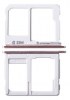 Samsung Galaxy A3/A5/A7 (2016) SM-A310F/A510F/A710F Sim and Micro SD Card Holder in Pink (BULK)