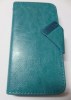 Alcatel One Touch Pop D5 Leather Wallet/Case in Turquoise (OEM) (5038D)
