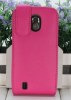 ZTE Blade 3 V889 Flip Leather Case (Magenta) (OEM)
