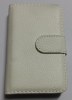 LG Optimus L3 2 E430 Leather Wallet Case (White) (OEM)