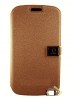 Samsung Galaxy S5 Mini G800 - Δερμάτινη Θήκη Πορτοφόλι με Πλαστικό Πίσω Κάλυμμα DR' CHEN Καφέ (OEM)