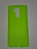 Back Cover Silicone 0.3mm Transparent for LG G7 (green) (OEM)