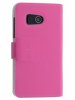Huawei Ascend Y300 Leather Wallet Case (Pink) (OEM)