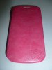 Samsung Galaxy S Duos S7562 Leather Case With Plastic Back Cover Magenta SGSDS7562LCWPBCM OEM