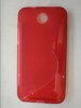 TPU Gel Case S-Line for HTC Desire 300 Red (OEM)