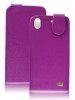 Huawei Ascend G620s Flip Leather Case (Purple) (OEM)