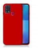 Θήκη ματ tpu σιλικονη μαλακή πίσω κάλυμμα για Samsung Galaxy M31 - κοκκινο χρωμα (oem)