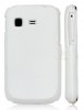 Samsung Galaxy Pocket S5300 / Plus S5301 White hybrid rubber skin back case (OEM)