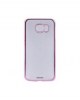 Samsung Galaxy S6 G920F - Remax Clear Slim Θήκη Πλαστικό Πίσω Κάλυμμα Διαφανές/Ροζ RM2-065-PNK