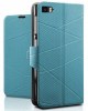 Xiaomi Mi3 - Δερμάτινη Θήκη Flip Με Πίσω Κάλυμμα Σιλικόνης Γαλάζιο (ΟΕΜ)