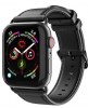 Dux DucisLEATHER Band Strap for Apple Watch 42 / 44mm (Series 1, 2, 3 & 4) BLACK