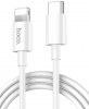 Καλώδιο σύνδεσης Hoco X36 Swift PD Type-C σε Lightning 3A 18W Λευκό 1μ